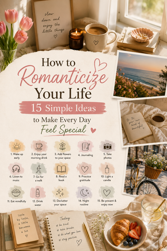How to Romanticize Your Life: 15 Simple Ideas to Make Every Day Feel Special
