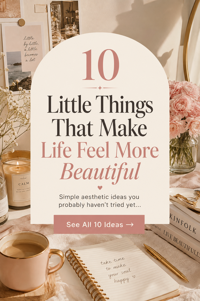  Aesthetic Lifestyle Ideas to Make Everyday Life Feel More Beautiful