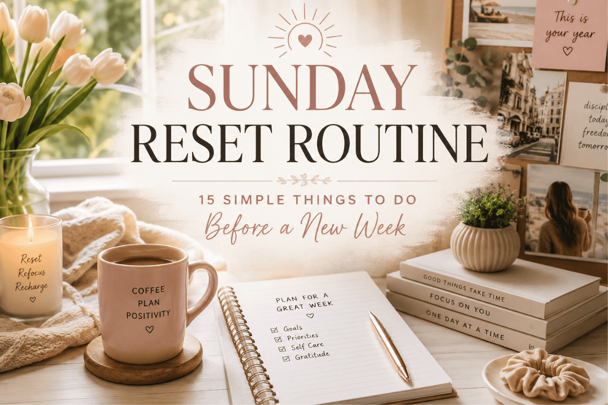 Sunday Reset Routine: 15 Simple Things to Do Before a New Week