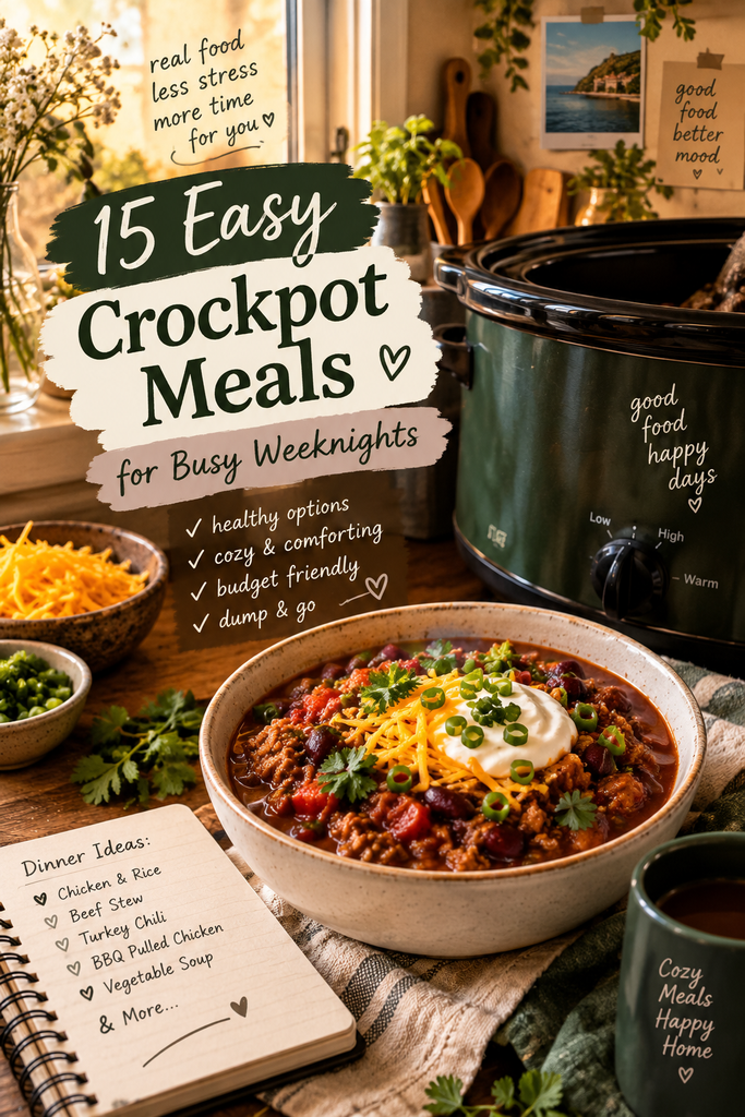 Easy Crockpot Meals for Busy Weeknights