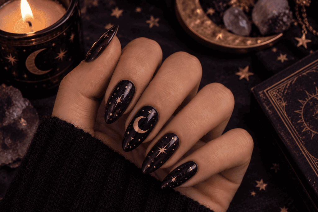 Moon & Stars Nails