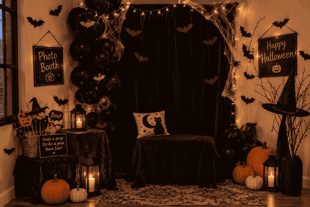Make a Simple Halloween Photo Booth
