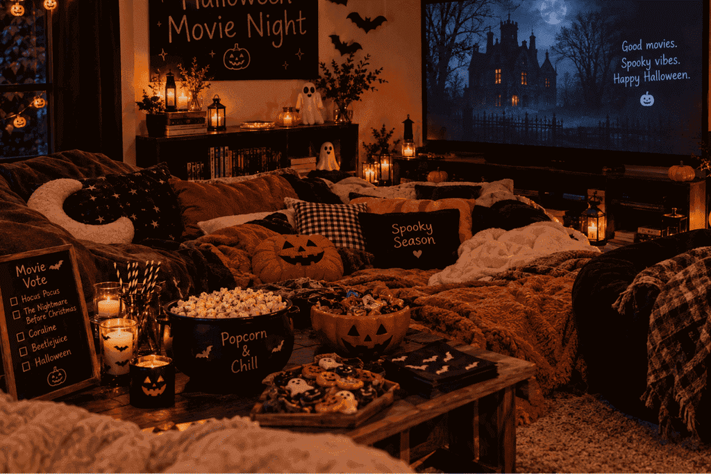 Turn Your Party Into a Cozy Halloween Movie Night