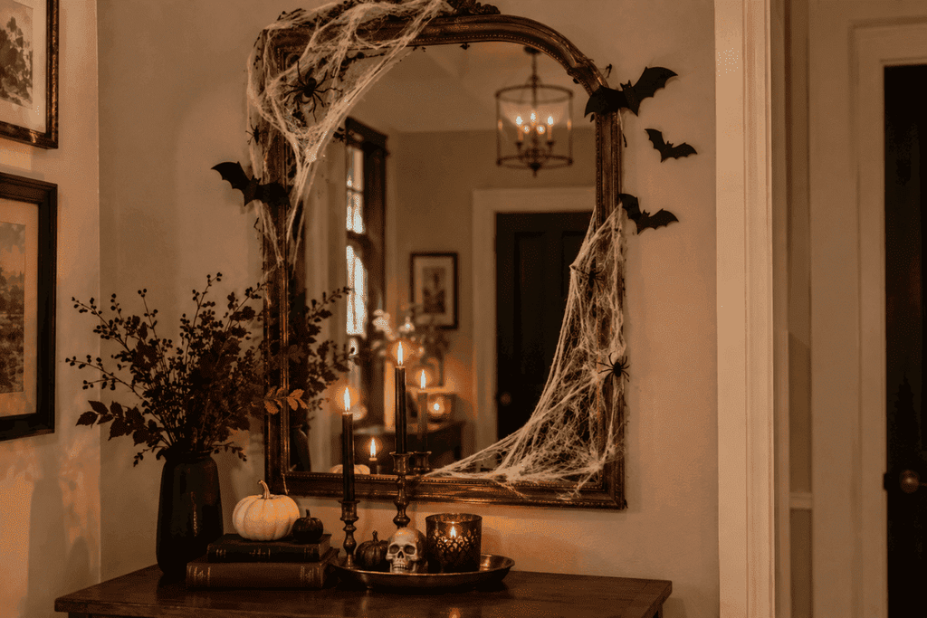 Give a Mirror a Spooky Makeover
