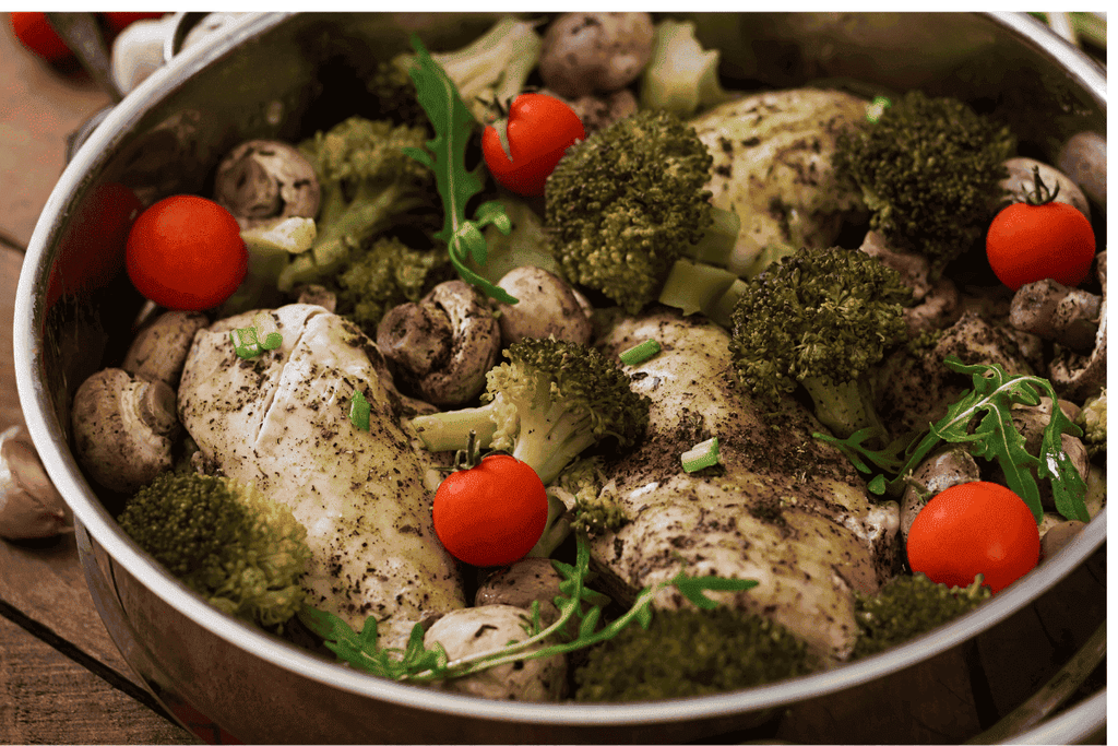 Crockpot Garlic Herb Chicken