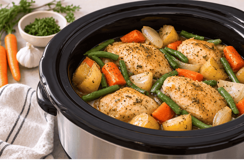 Crockpot Chicken and Vegetables