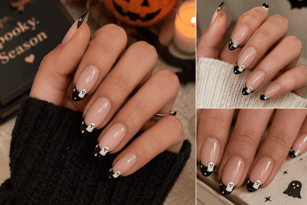 Tiny Ghost French Tips