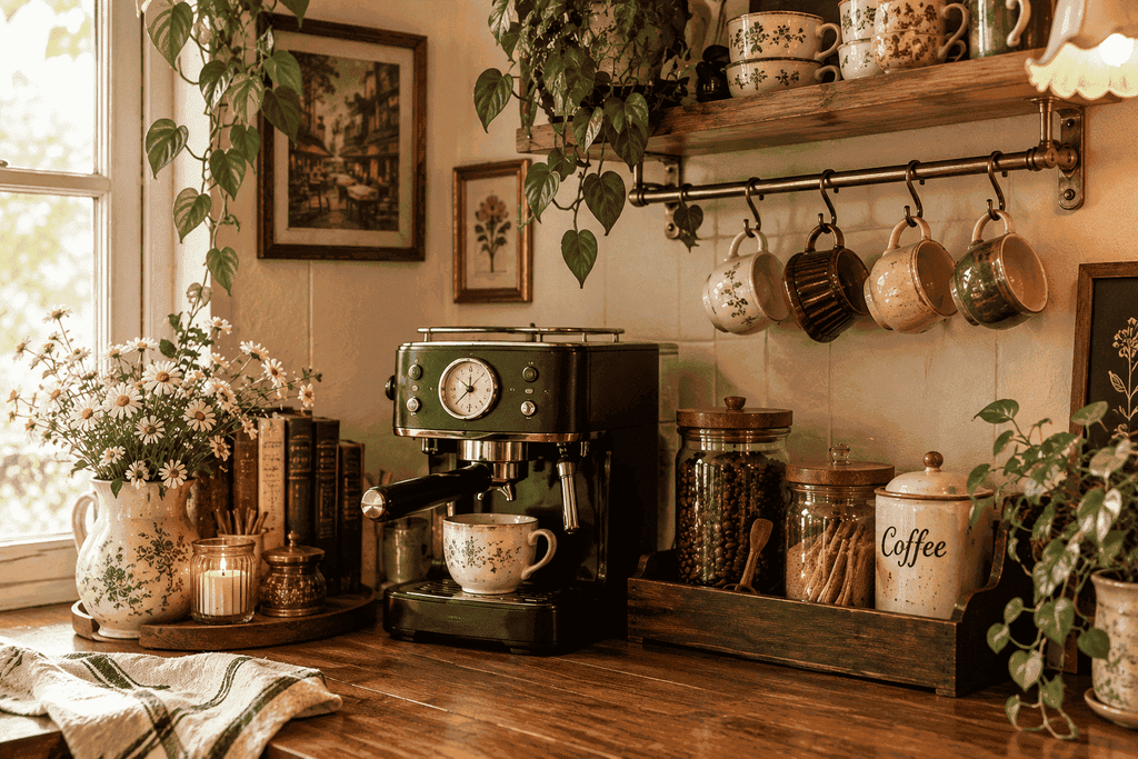 Give Your Space a Vintage Coffee Corner Feel